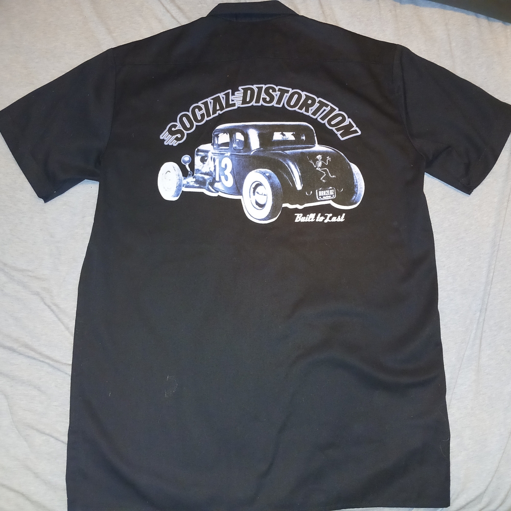 Social Distortion Dickies Black Work Shirt